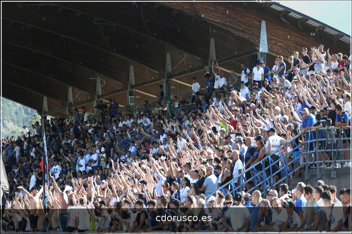 Atalanta arranca su camino en Val Seriana con el apoyo de la Curva Nord